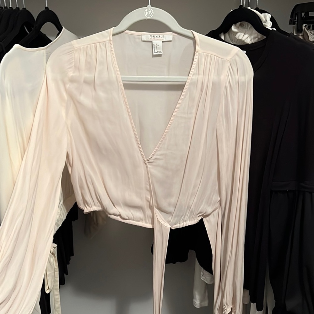 Cross front blouse